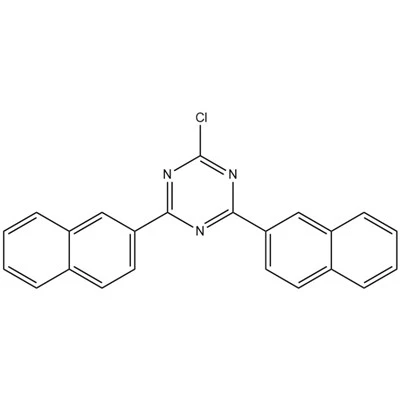 2-hlor-4,6-di(naftalen-2-il)-1,3,5-triazīns